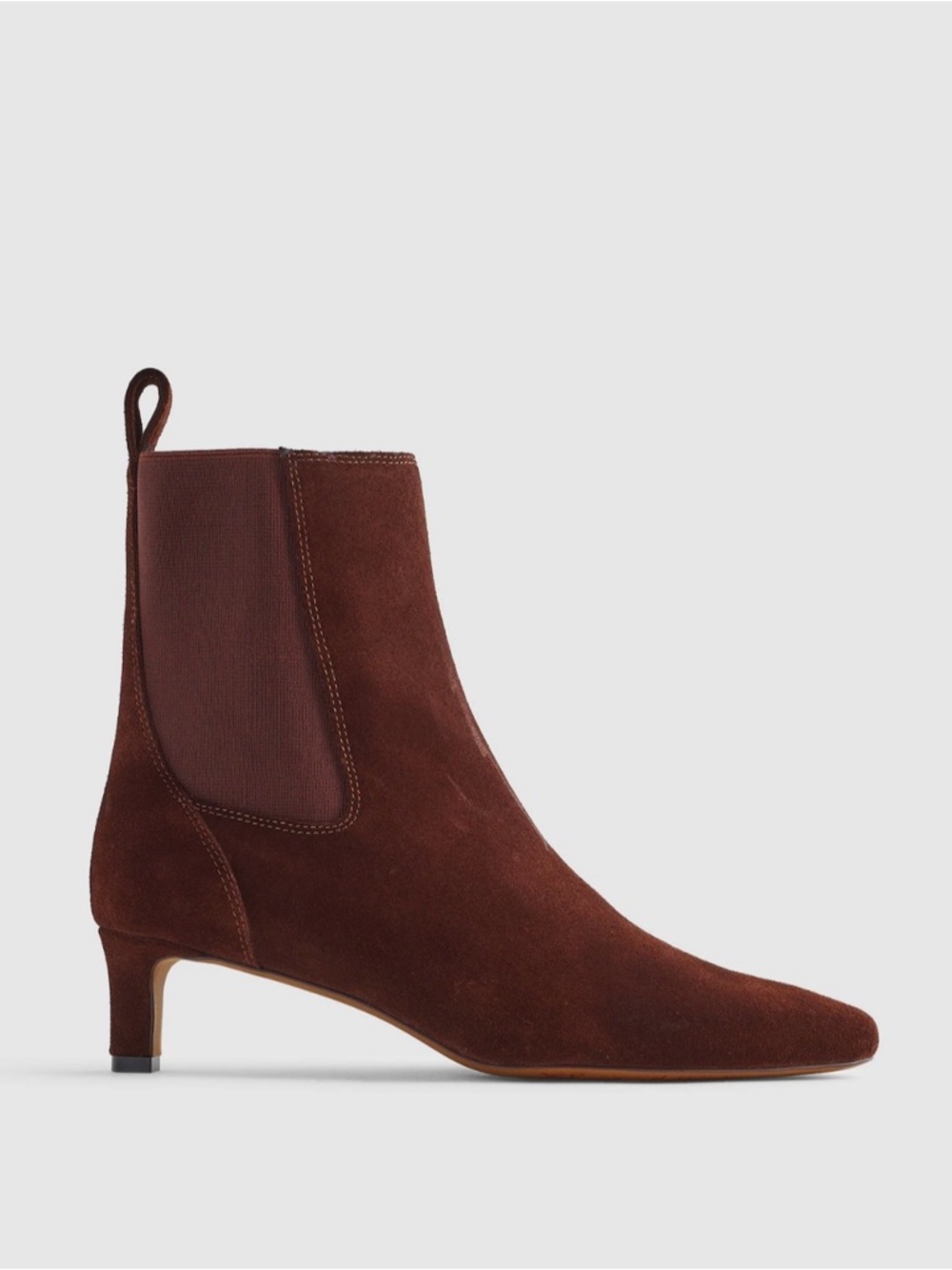 NWOB! MADEWELL Women’s The Dimes Chelsea Boot Chocolate Raisin Suede Size 8.5